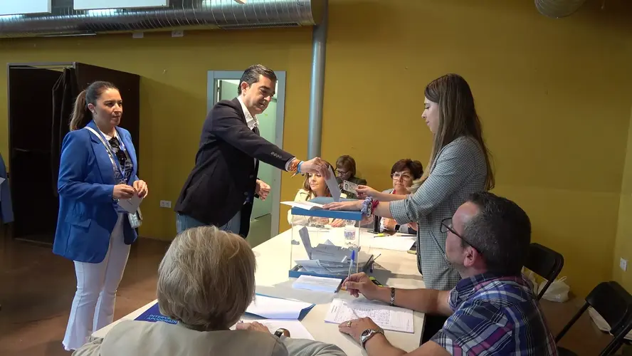 Votación de los candidatos de Baeza 5 Pedro Cabrera, candidato PP Baeza