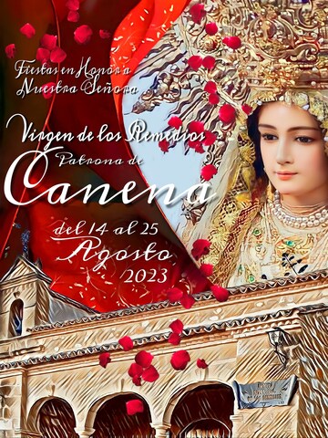 Presentado el cartel de la Feria y Fiestas de Canena en honor a la Virgen de los Remedios 2 CARTEL VIRGEN CANENA