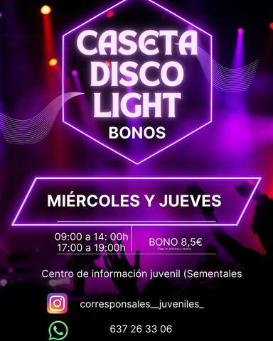 caseta disco light