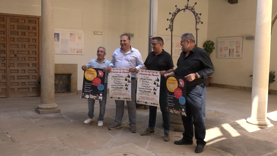 Presentados los cantaores y bailaores que actuarán en el Festival Flamenco Ciudad de Úbeda durante la Feria de San Miguel