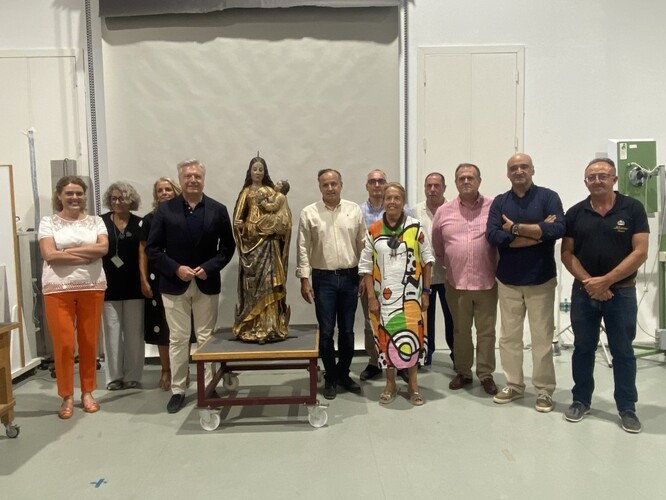 La Virgen del Alcázar es trasladada el Instituto Andaluz del Patrimonio Histórico