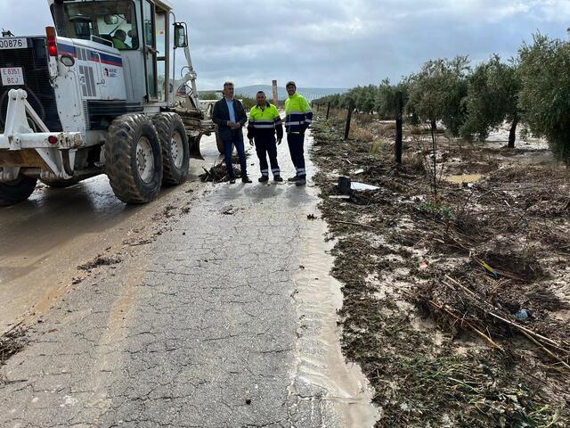 La Diputación actúa en más de 40 carreteras de la provincia durante el temporal de lluvia y viento de estos días
