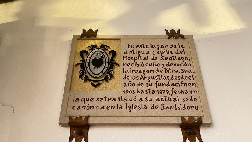 Ubeda placa cofradia Angustias