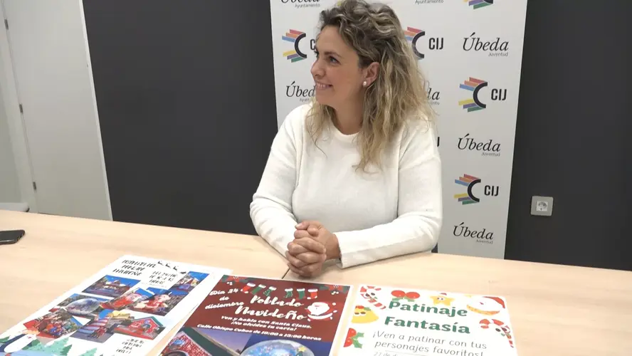 Úbeda instala un poblado navideño con Papa Noel en la calle Obispo Cobos el 24 de diciembre
