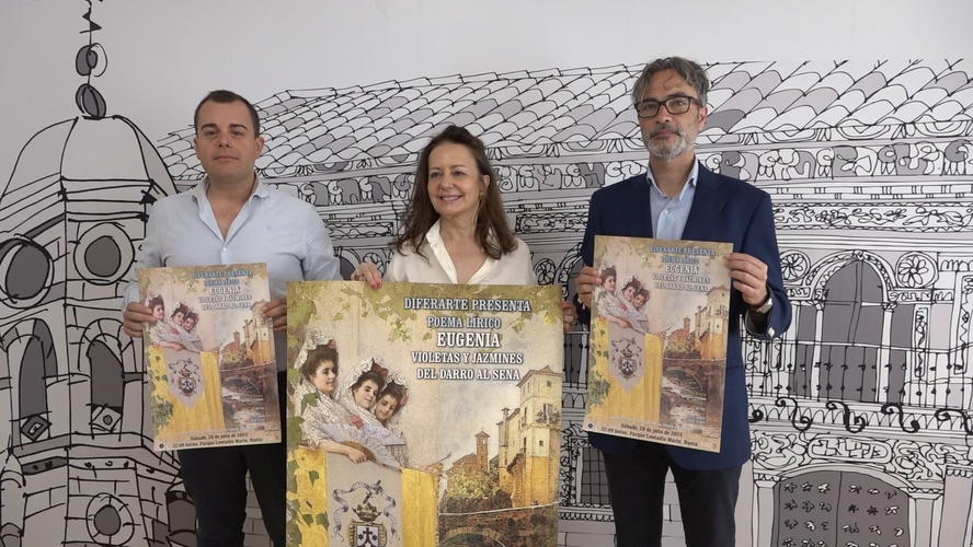 Diferarte rememora a Eugenia de Montijo en un espectáculo de copla y prosa a beneficio de la Cofradía del Carmen de Baeza