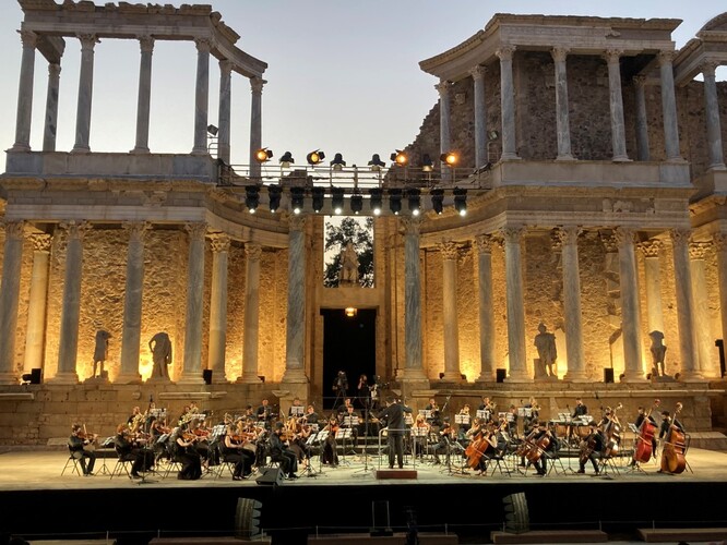 Septura Brass y la Orquesta de la Escuela Superior de Música Reina Sofía, en la sexta semana del Festival de Úbeda