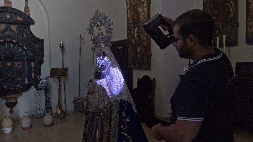 La Archicofradía Patronal de Baeza digitaliza en 3D la imagen de Santa María del Alcázar para su preservación histórica y artística 2 La Archicofradia Patronal de Baeza digitaliza en 3D la imagen de Santa Maria del Alcazar para su preservacion historica y artistica 2 2.54.1