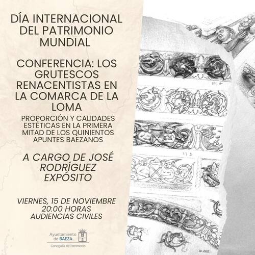 Baeza presenta las actividades conmemorativas del Día del Patrimonio Mundial 2 dia del patrimonio 2
