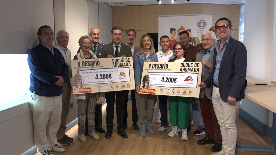 El V Desafío Duque de Ahumada impulsado por la Fundación Oleícola Jaén apoya a entidades locales con 8.400 euros
