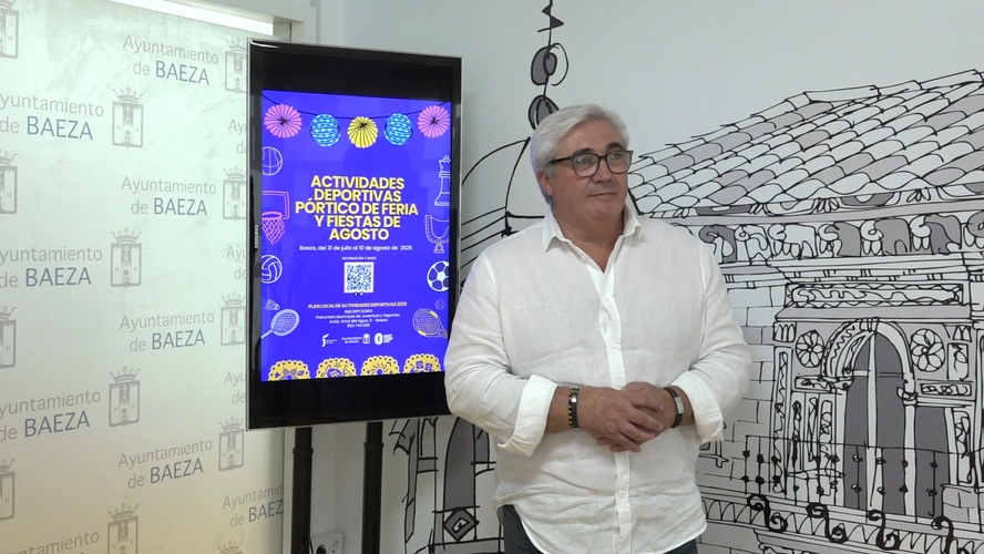 Baeza se llena de deporte: el Ayuntamiento presenta una completa agenda deportiva para el pórtico de feria