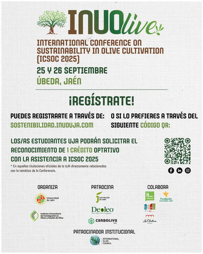 Prestigiosos expertos participarán en septiembre en la Conferencia Internacional sobre Sostenibilidad en el Cultivo del Olivo (ICSOC 2025)