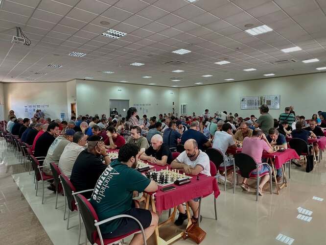 Exito de participacion en el II Torneo de Ajedrez Ciudad de Baeza