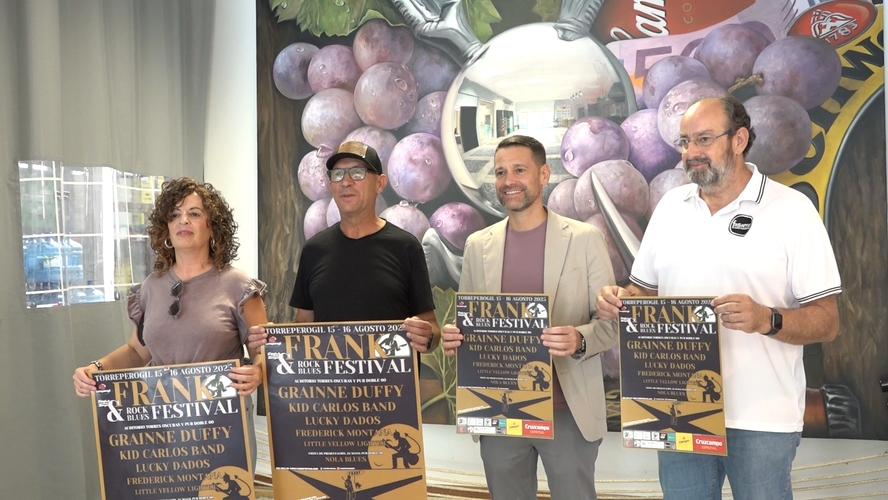 Presentada la XXVI edición del Frank Rock & Blues Festival, que se celebrará el 15 y 16 de agosto en Torreperogil