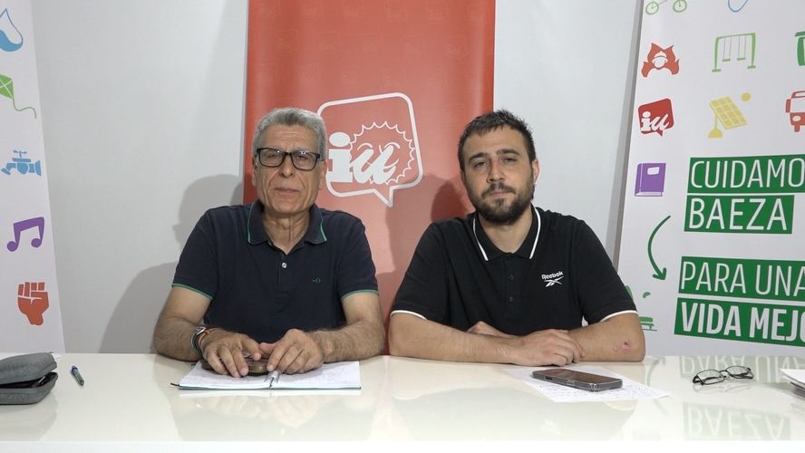 Izquierda Unida critica la gestión municipal del PP y Baeza Merece Más