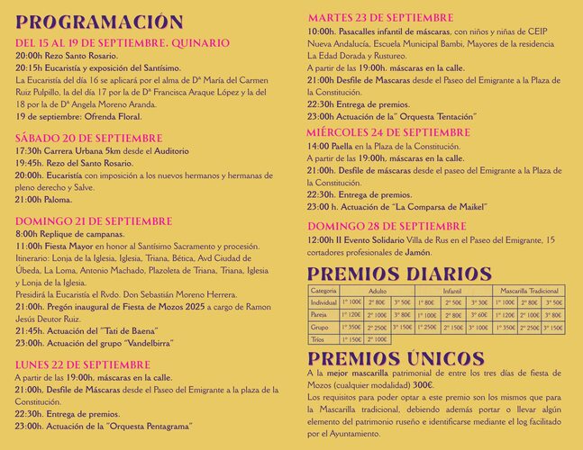 fiesta de mozos