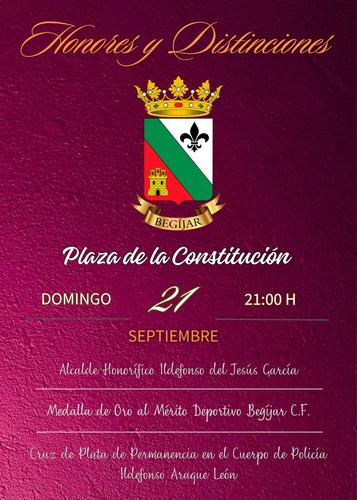 gala de honores y distinciones begijar