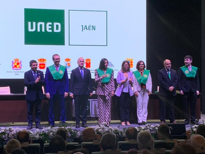 Reyes destaca el importante papel educativo, cultural y social de la UNED en la provincia de Jaén