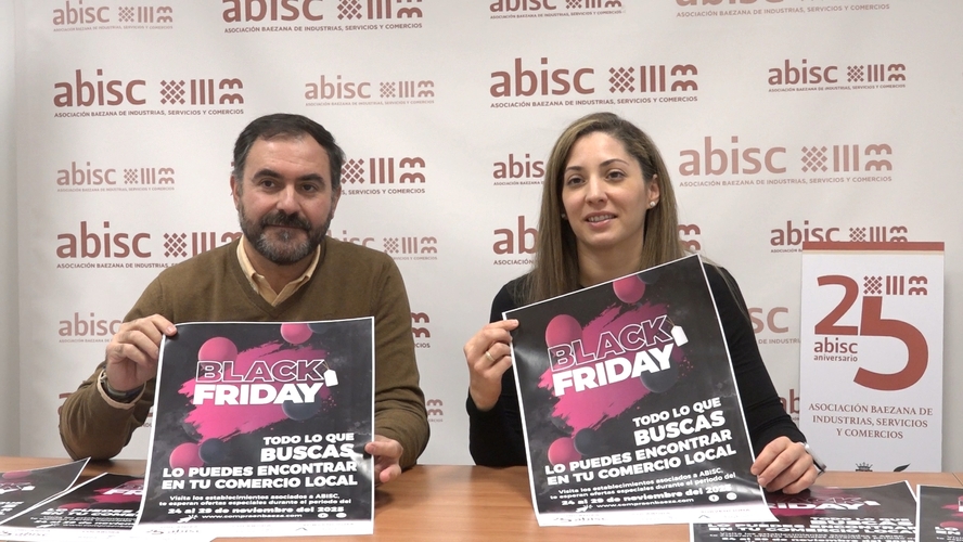ABISC lanza la campaña Black Friday en Baeza con la participación de casi 40 comercios locales