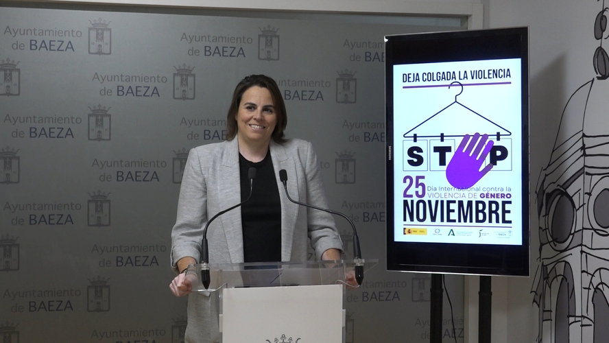 Baeza presenta su programacion para el 25N bajo el lema Y tu que dejarias colgado 2.138.1