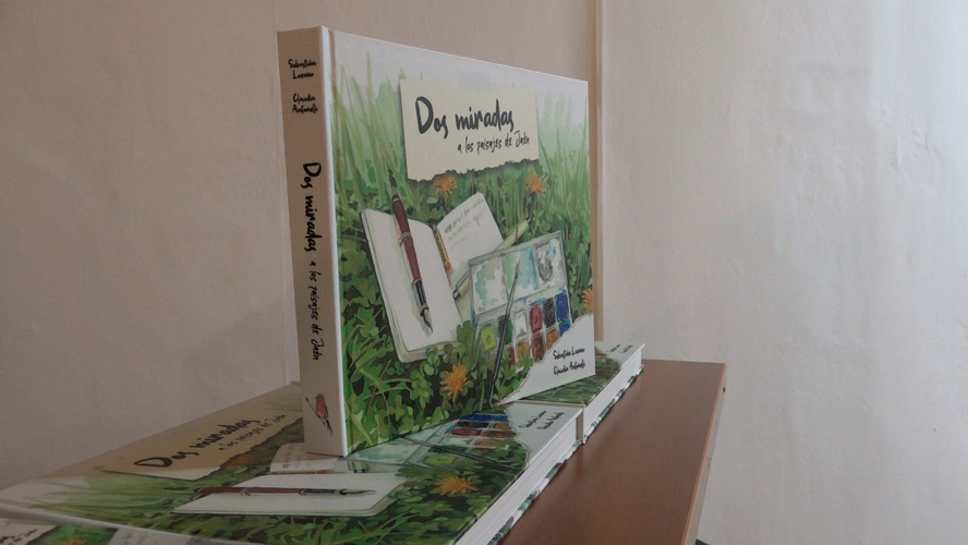 Dialogo entre arte y letras presentado en Baeza Dos miradas a los paisajes de Jaen 1