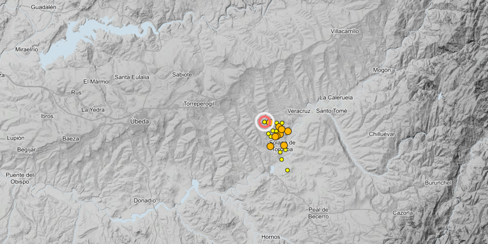 Enjambre sísmico en la provincia desde esta madrugada