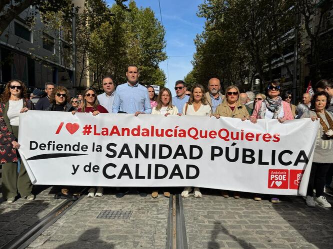 Jaén grita «basta ya» a Moreno Bonilla y a su desmantelamiento de la sanidad pública