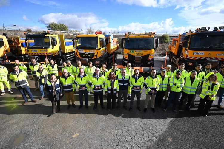 La Junta despliega más de 500 profesionales y 148 vehículos frente a las nevadas en Andalucía
