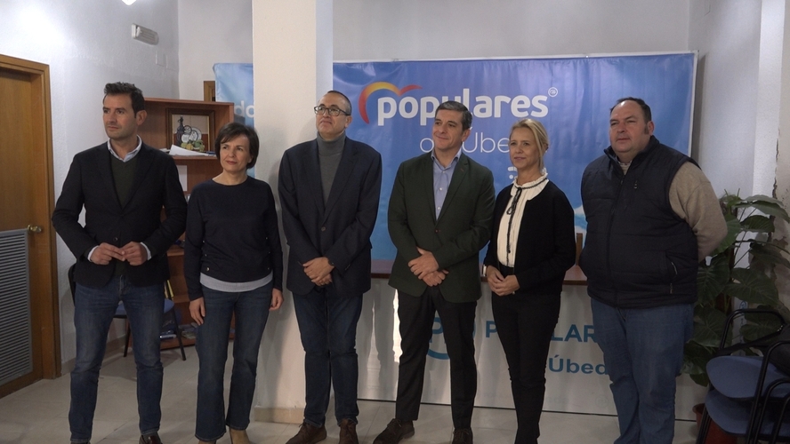 Manuel Bonilla presenta, en el Partido Popular de Úbeda, los Presupuestos de la Junta de Andalucía