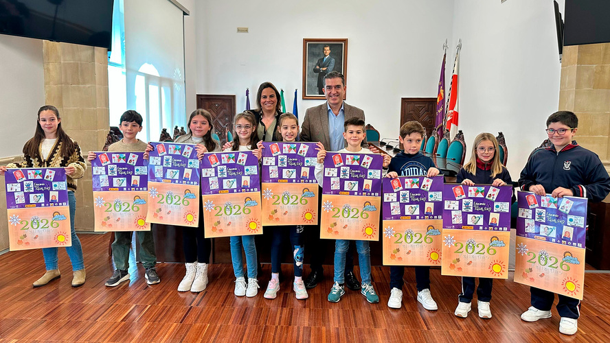 Niños y niñas de Baeza ilustran el Calendario Escolar por la Igualdad contra la violencia de género