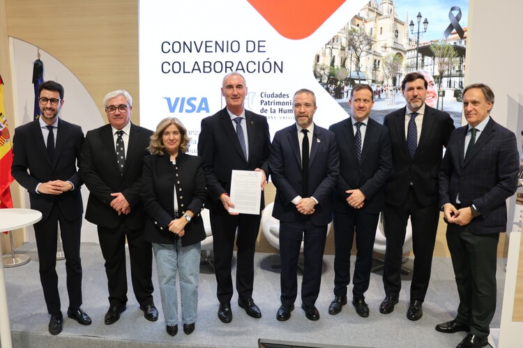 El Grupo de Ciudades Patrimonio de la Humanidad de Espana firma un acuerdo con Visa para reforzar la planificacion turistica basada en datos Large
