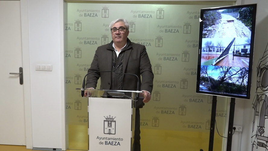 El Ayuntamiento de Baeza coordina la recuperación tras el temporal con más de 180 incidencias registradas