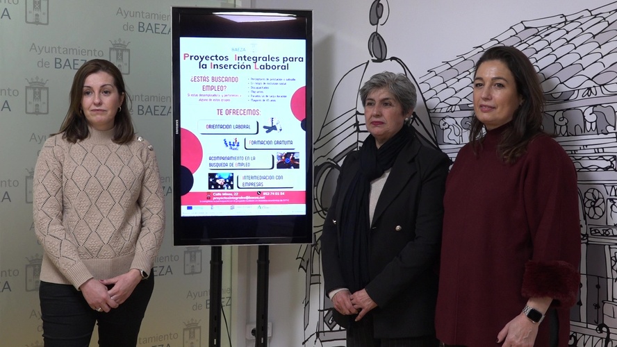 El Ayuntamiento de Baeza recibe 180.000 euros para impulsar la inserción laboral de 40 personas desempleadas