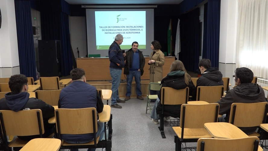 La Diputacion de Jaen impulsa la empleabilidad juvenil con formacion especializada en biomasa y aerotermia 1.12.1