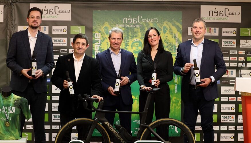 Reyes presenta en Madrid la edición más internacional de la Clásica Jaén Paraíso Interior de ciclismo 3 Presentacion Clasica Jaen Paraiso Interior en Madrid e1770738137984