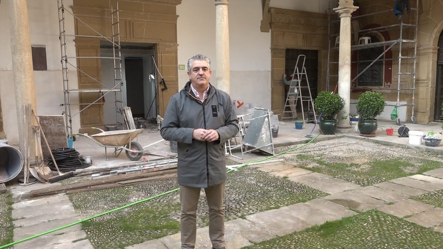 Baeza culmina las obras de mejora en la Antigua Universidad antes de Semana Santa