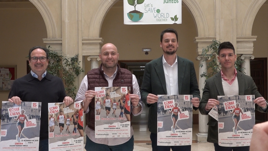 El compromiso social y el atletismo se citan en Ubeda con la XV edicion de la Carrera Entreculturas 1.64.1