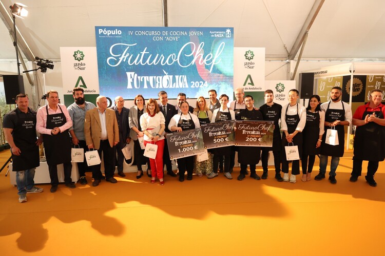 El reto culinario ‘FuturoChef’, en el marco de Futuroliva Baeza 2026, repartirá varios premios por un total de 1.700 euros a sus finalistas.