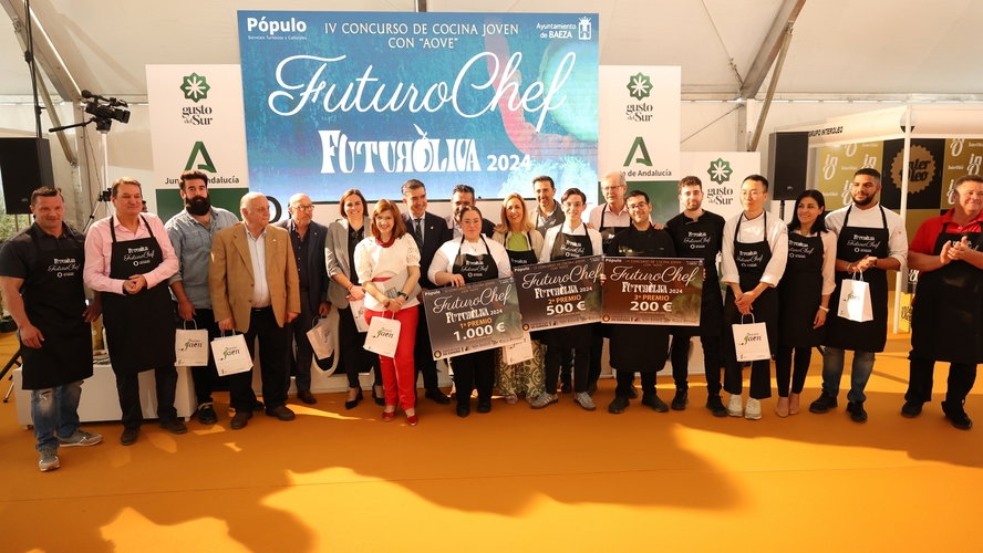 El reto culinario «FuturoChef», en el marco de Futuroliva Baeza 2026, repartirá varios premios por un total de 1.700 euros a sus finalistas.