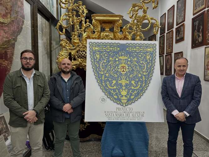 Presentado el diseño de las coronas y el manto de Santa María del Alcázar con motivo de su Coronación Canónica y Pontificia