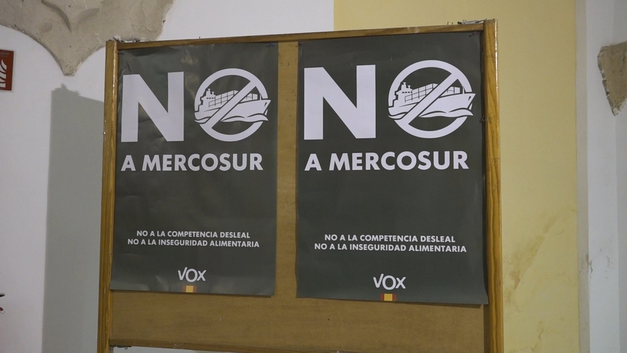 VOX exige la paralización del acuerdo con Mercosur por «falta de reciprocidad» y defiende la seguridad alimentaria en la frontera