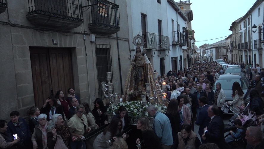 Arranca la Mision Pascual con el primer traslado de la Virgen del Alcazar a la Parroquia de El Salvador