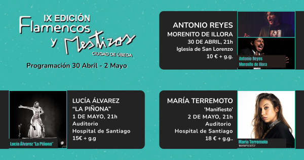 Arranque histórico para la novena edición de Flamencos y Mestizos en Úbeda
