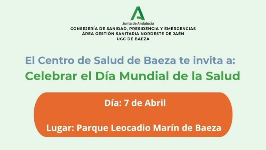 Baeza conmemora el Dia Mundial de la Salud con una jornada enfocada en la higiene del sueno y la actividad fisica