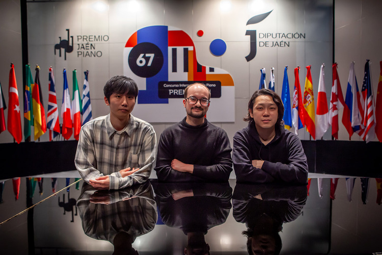 El italiano Ruggiero Fiorella y los japoneses Ayumu Ibaraki y Yusuke Suzuki, finalistas del 67º Premio Jaén de Piano