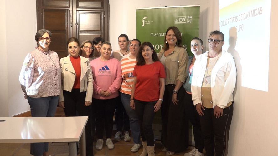 La Diputación impulsa en Sabiote un curso de ayuda a domicilio para mejorar la empleabilidad de colectivos vulnerables