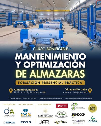 Presentacion curso de mantenimiento y optimizacion de almazaras