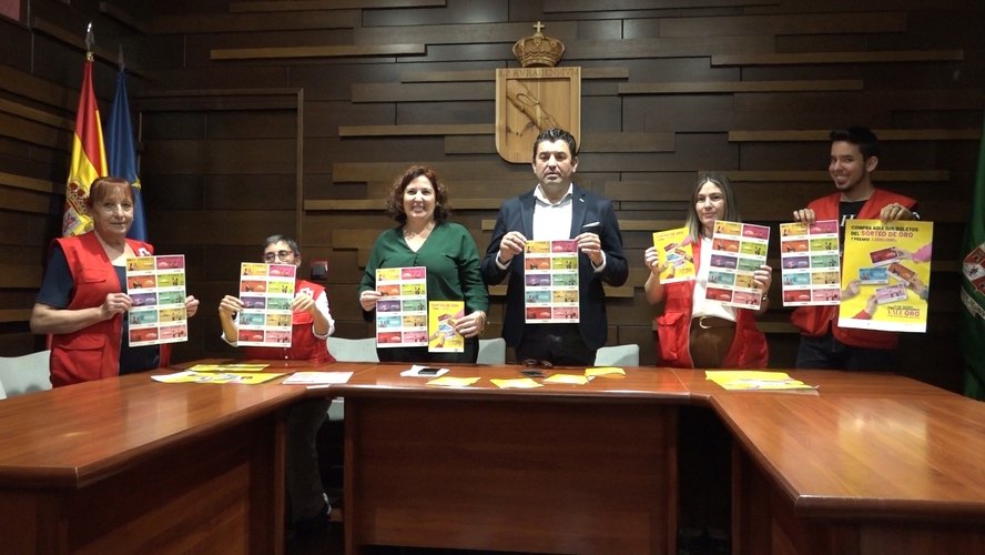 Rus se vuelca con la solidaridad en la presentación del Sorteo de Oro de Cruz Roja