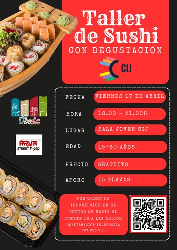 Úbeda impulsa el ocio juvenil con un taller de gastronomía japonesa y una fiesta de bienvenida a la primavera 2 TALLER DE SUSHI