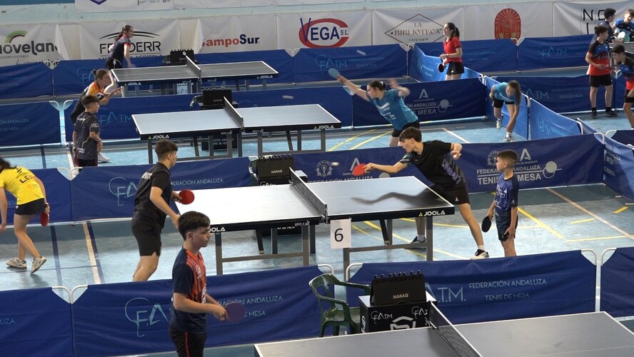 Baeza acogio el Top Andaluz de Tenis de Mesa 2026