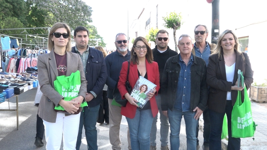 El PSOE de Baeza denuncia el «deterioro» de los servicios públicos y llama a la movilización electoral